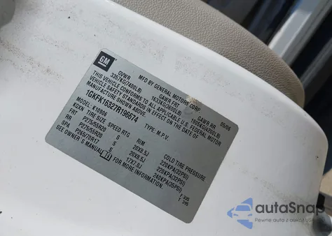 2007 GMC Yukon Xl 1500 Slt from USA, damaged, VIN 1GKFK16327R196674